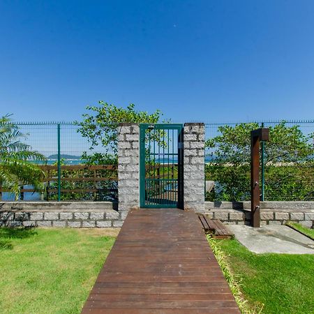 Apartamento pé na areia em condomínio com piscina N1298 Florianopolis Exterior foto